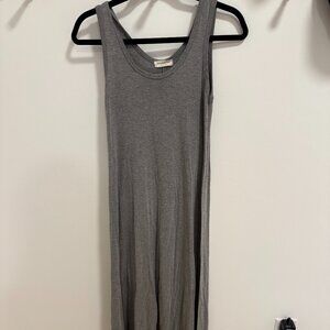 Grey Sleeveless Maxi Dress – One Size (Fits US 4)